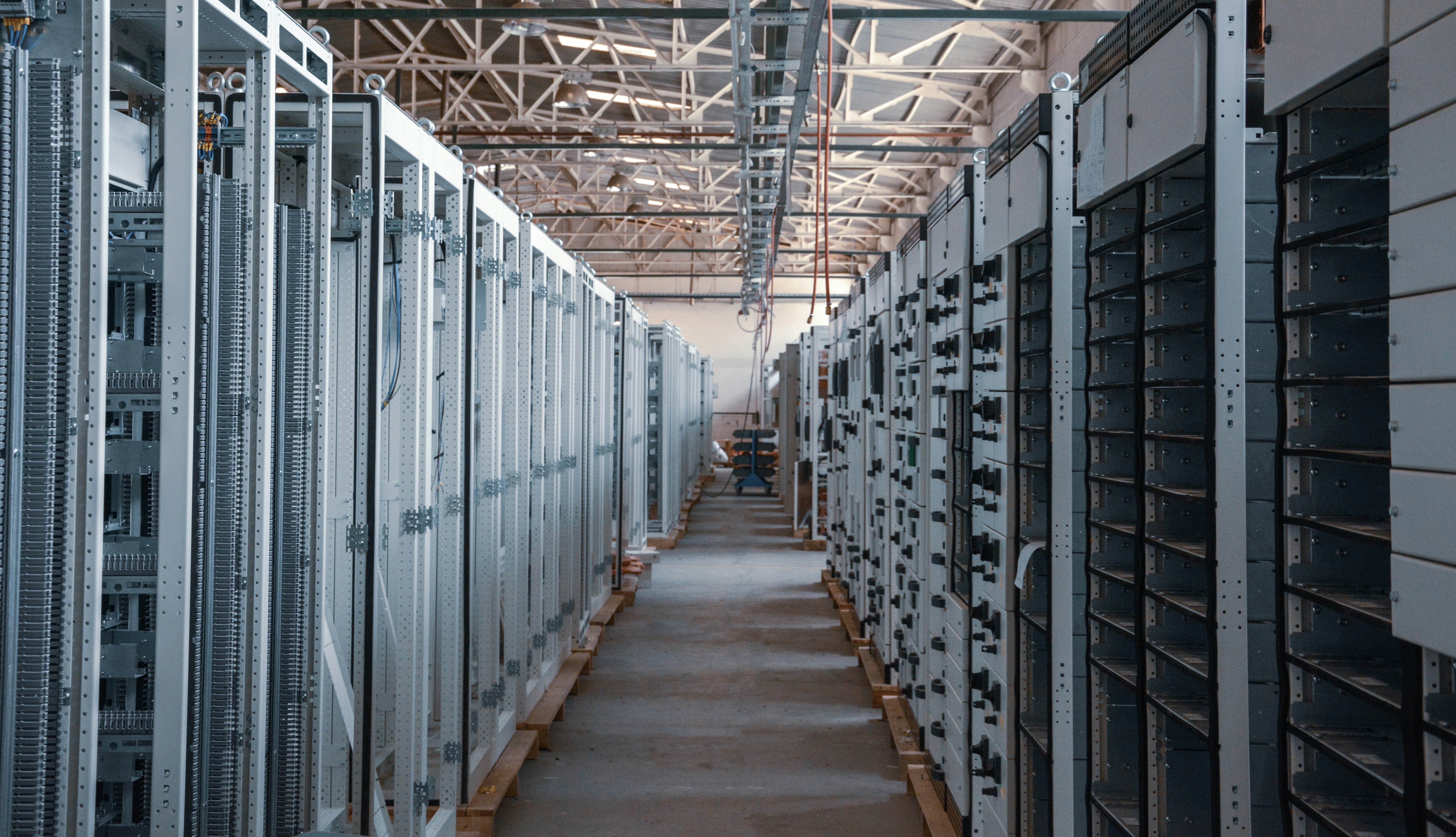 Server rack and network cabling